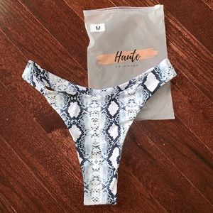 Snakeskin swim bottoms SOLDD